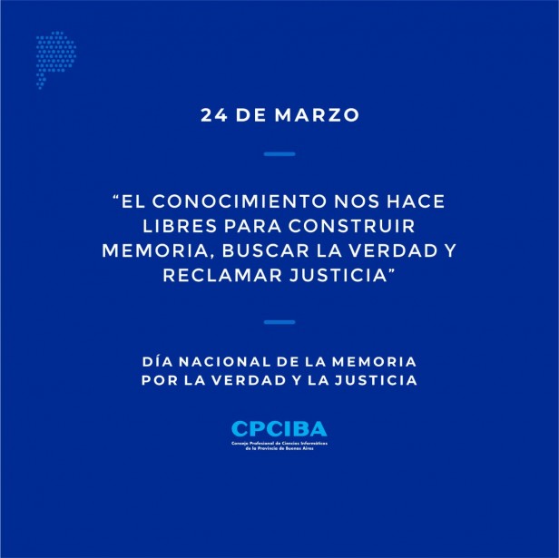 Día Nacional de la Memoria por la Verdad y la Justicia