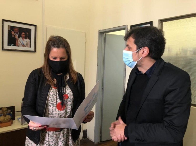 El Concejo Deliberante platense reconoció a la ingeniera Lavore Bourg y equipo