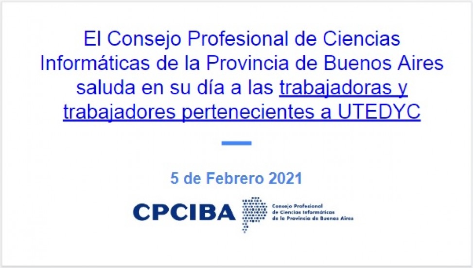 5 de febrero. Día del/a Trabajador/a de Entidades Deportivas y Civiles