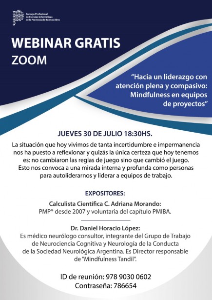 “Hacia un liderazgo con atención plena y compasivo: Mindfulness en equipos de proyectos”
